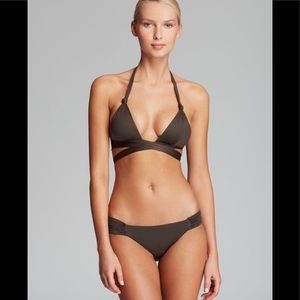 Vitamin A Olive Green Serena 2 Piece bikini XS/4